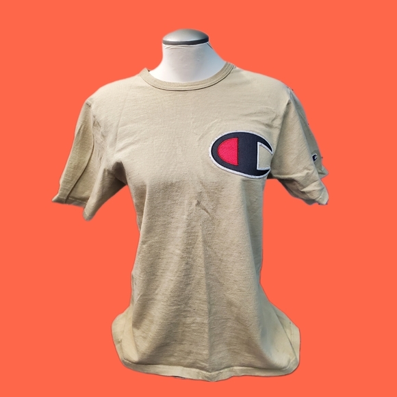 Champion Large Stitched Patch T-Shirt - Picture 1 of 6